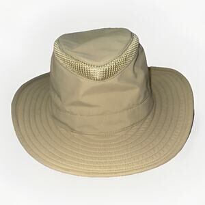 Tilley Endurables Airflo Wide Brim Sun Hat Khaki 7 1/2 – Hiking Fishing Safari